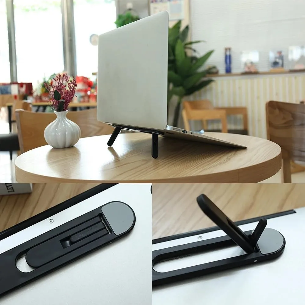 Invisible Ultra Thin Foldable Laptop Stand Strip Adhesive Cooling Riser