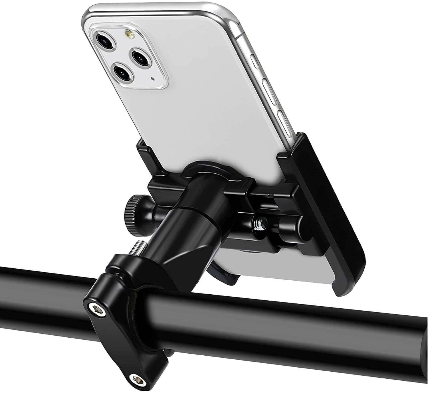 C1 Full Metal Handlebar Bike & Motorcycle Mobile Holder for Riders